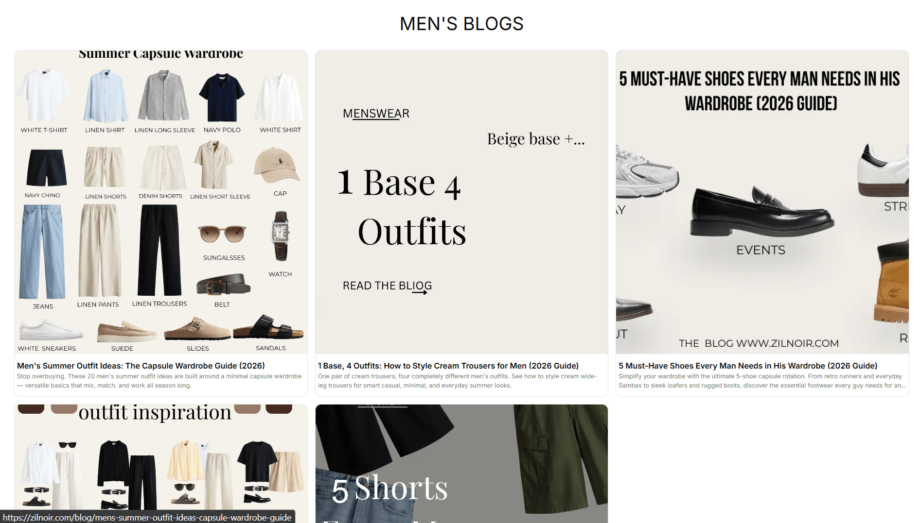 Zil Noir — Men's Fashion & Style Blog screenshot 1